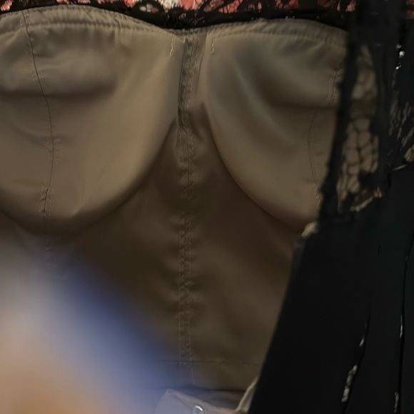 Aidan Mattox Black Lace Trim Dress - Picture 11 of 12